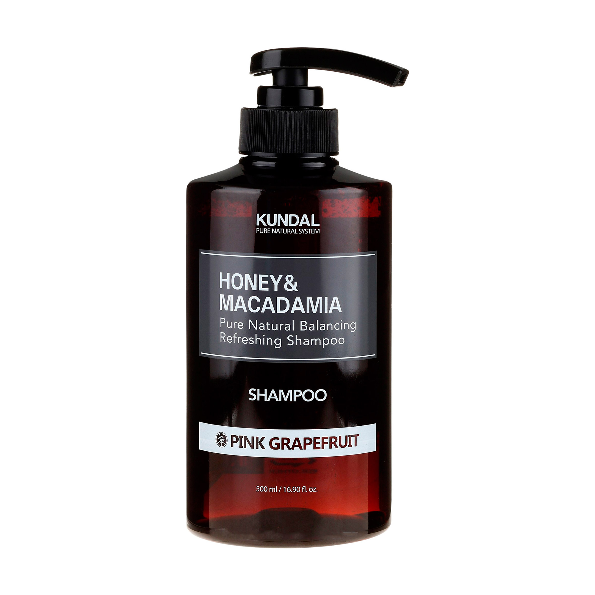 Безсульфатний шампунь для волосся Kundal Honey &amp; Macadamia Pink Grapefruit Shampoo Рожевий грейпфрут, 500 мл