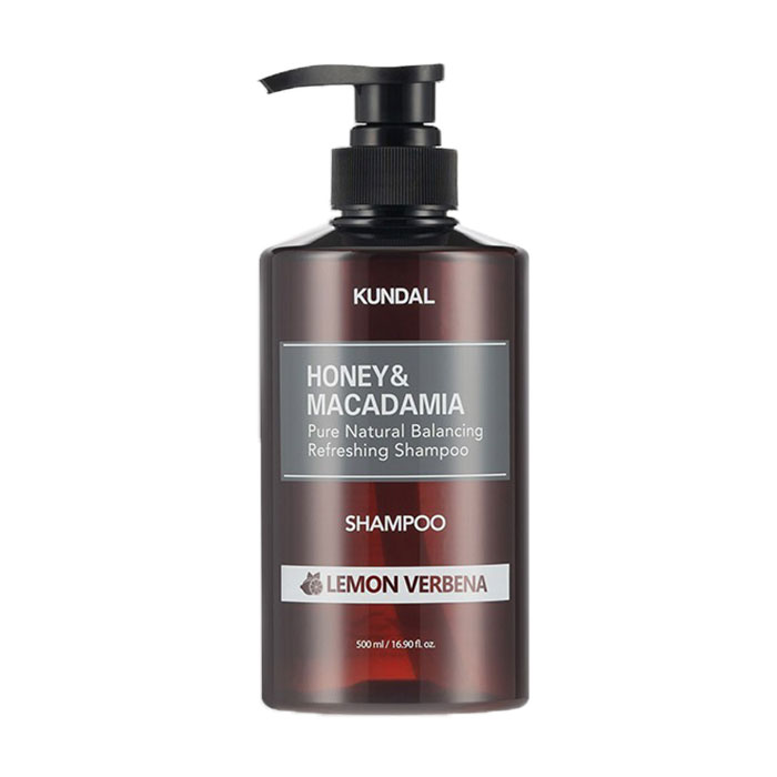 Безсульфатний шампунь для волосся Kundal Pure Natural System Honey&amp;Macadamia Shampoo Мед та макадамія, аромат Lemon Verbena, 500 мл